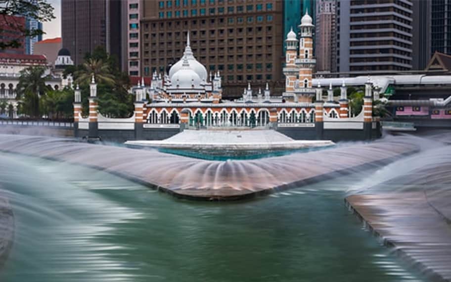 Kuala Lumpur Jamek Mosque Landscape Image